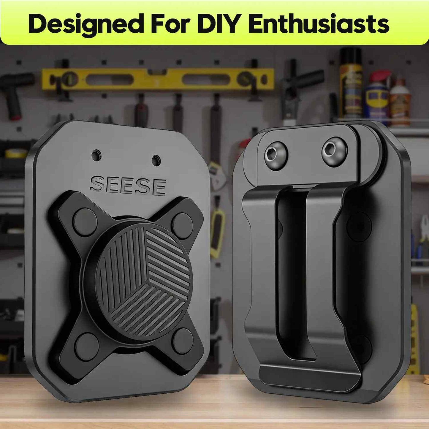Hands-Free Efficiency: Ultra-Strong Magnetic Tool Belt Clip