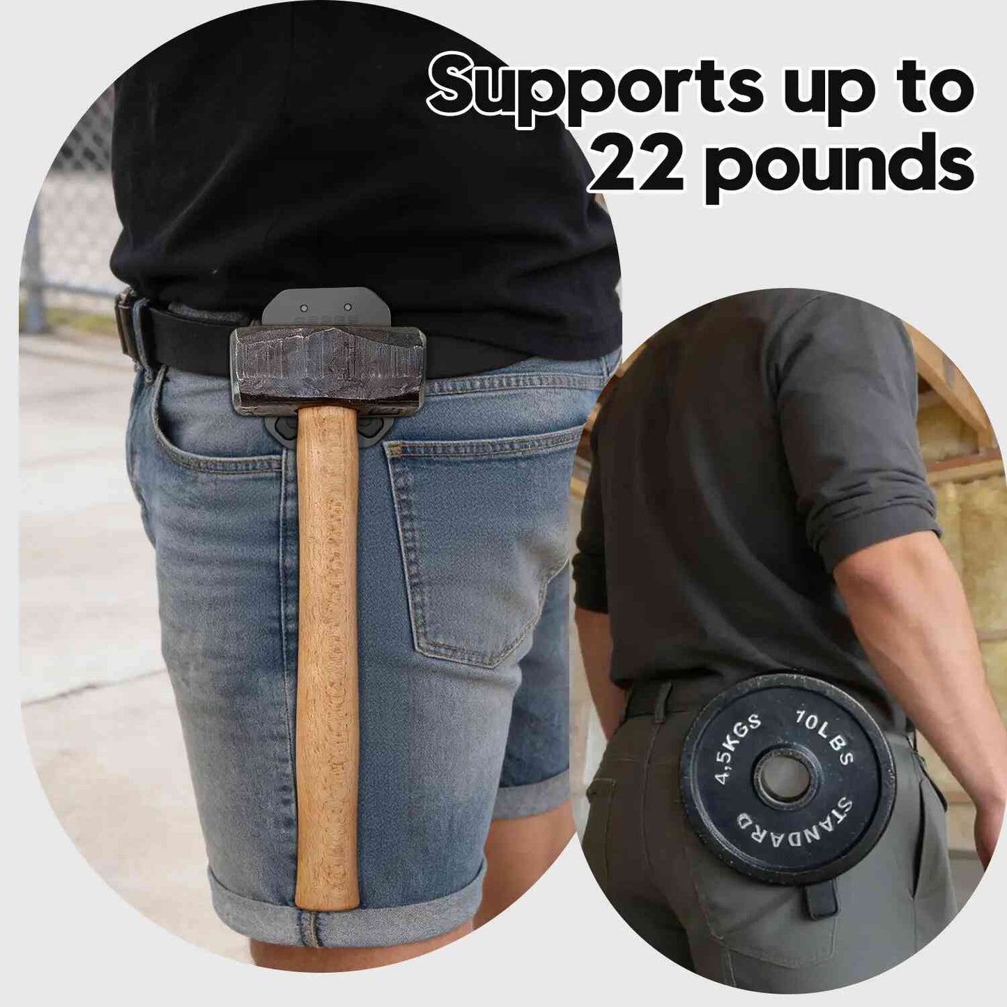 Hands-Free Efficiency: Ultra-Strong Magnetic Tool Belt Clip