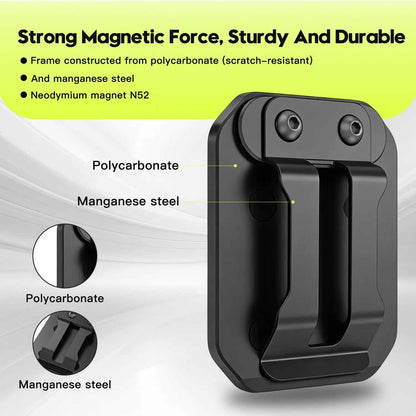 Hands-Free Efficiency: Ultra-Strong Magnetic Tool Belt Clip