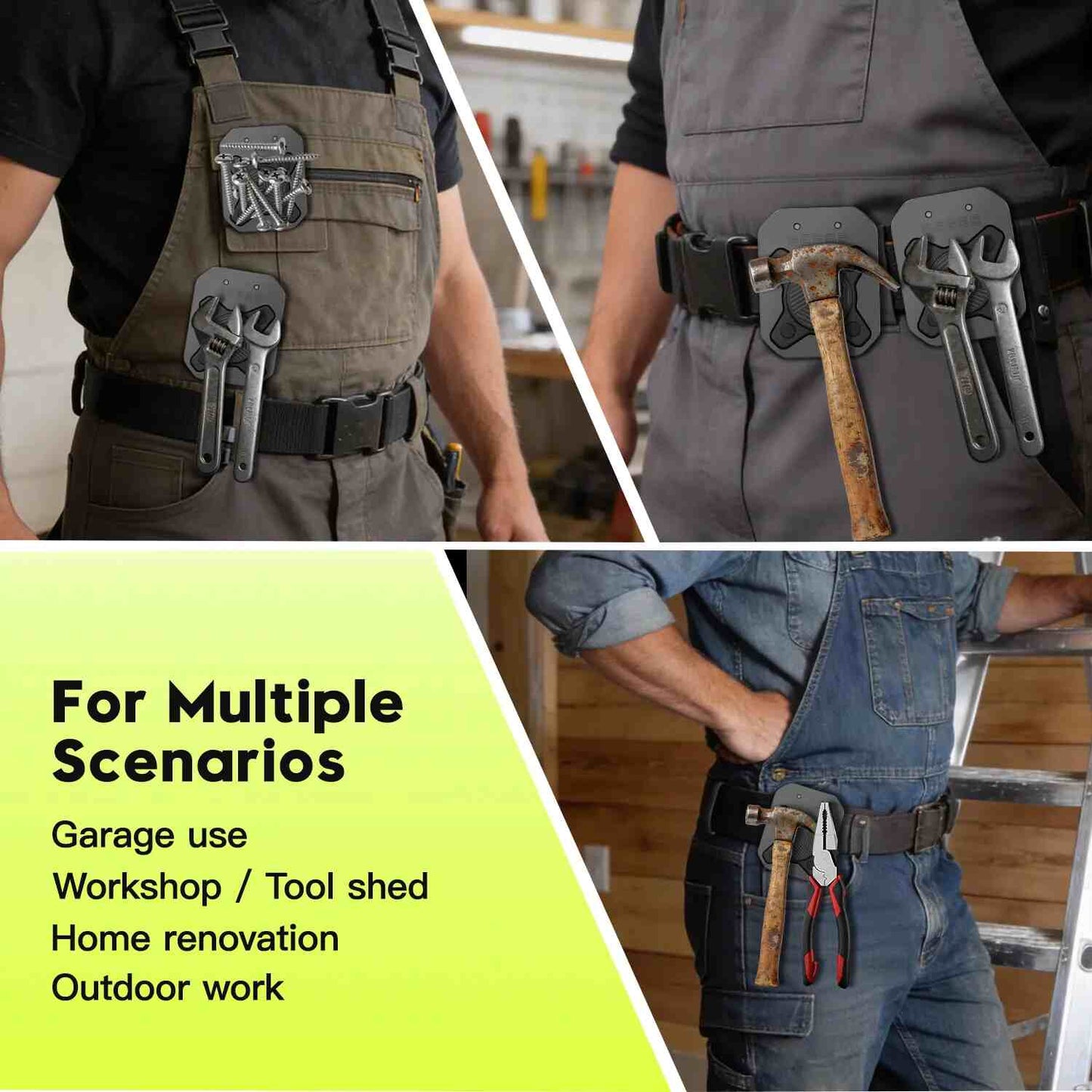 Hands-Free Efficiency: Ultra-Strong Magnetic Tool Belt Clip