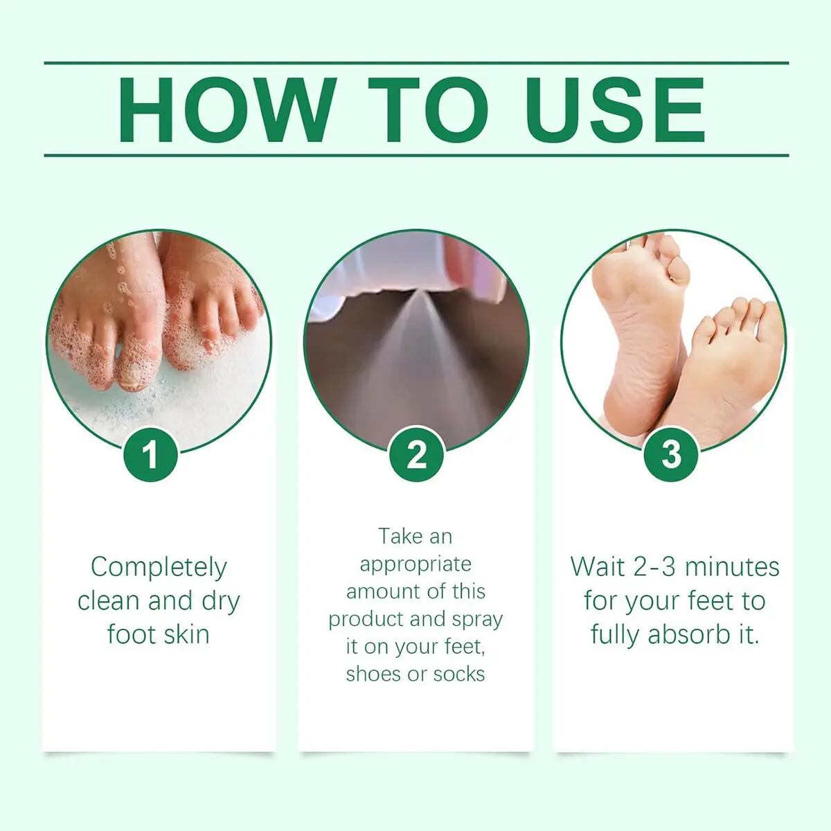 Natural Tea Tree Oil Nail & Foot Fungus Treatment Spray
