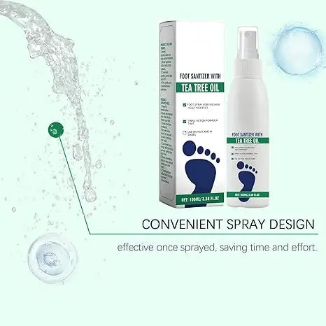 Natural Tea Tree Oil Nail & Foot Fungus Treatment Spray
