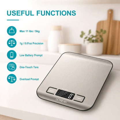 1g Precision Multi-Unit Kitchen Food Scale