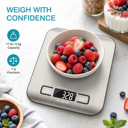 1g Precision Multi-Unit Kitchen Food Scale