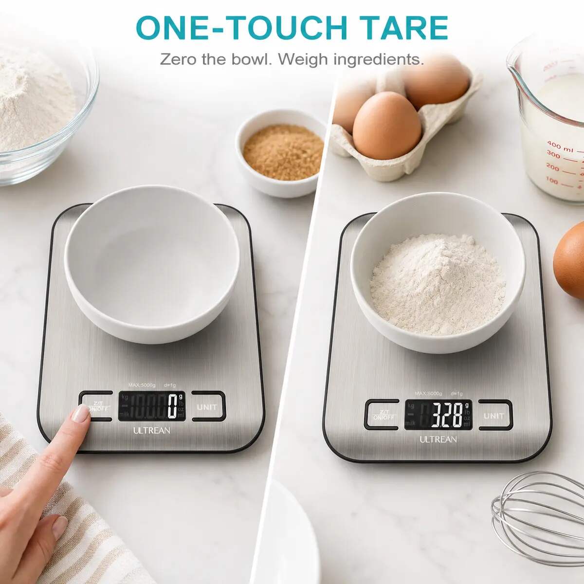 1g Precision Multi-Unit Kitchen Food Scale