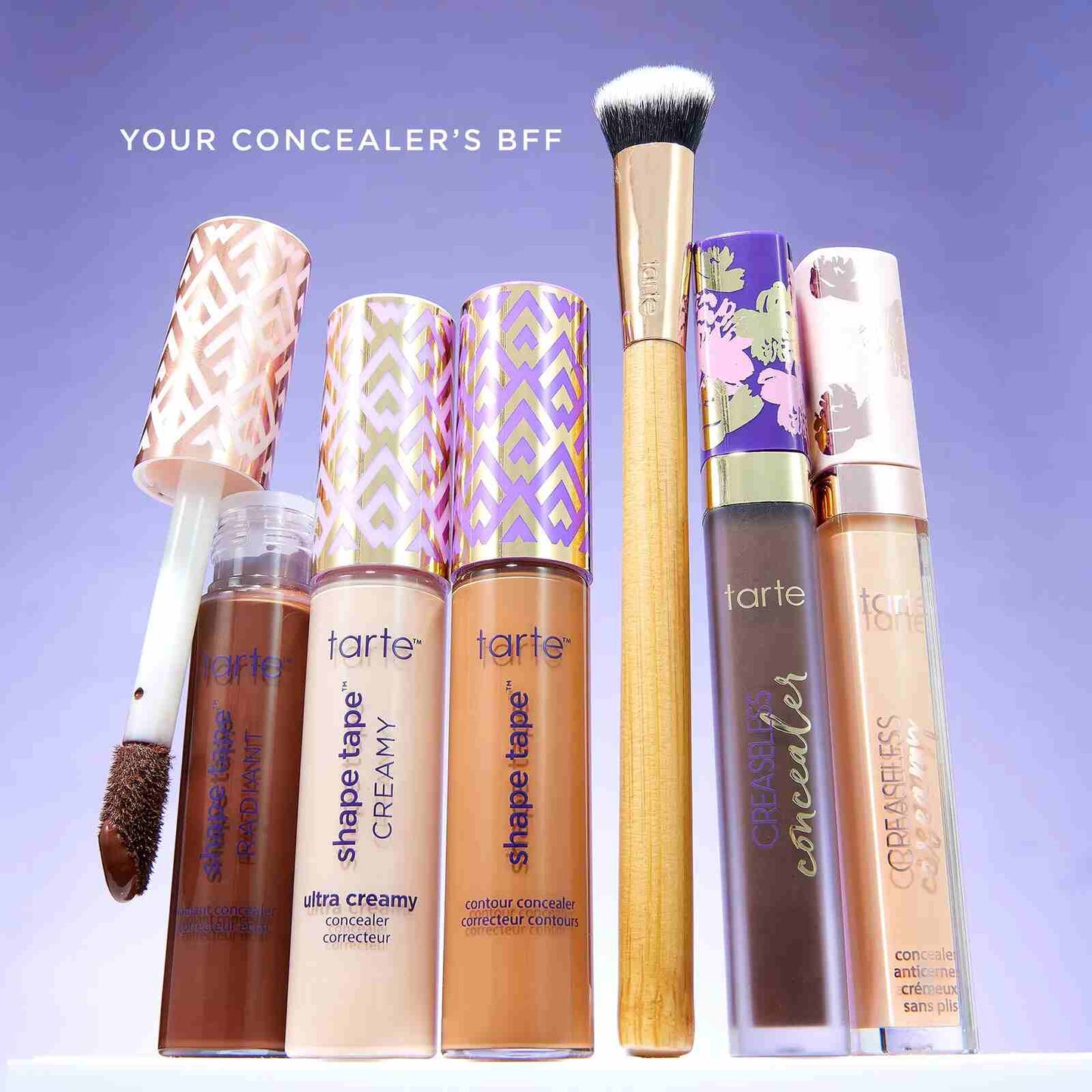 Seamless Angled Paw Concealer Brush – Flawless Precision Application