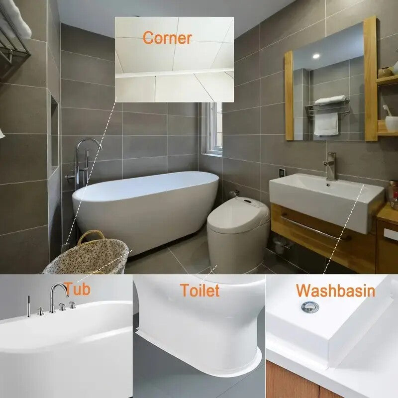 Instant Mold-Proof Seal: Heavy-Duty Waterproof Caulk Tape