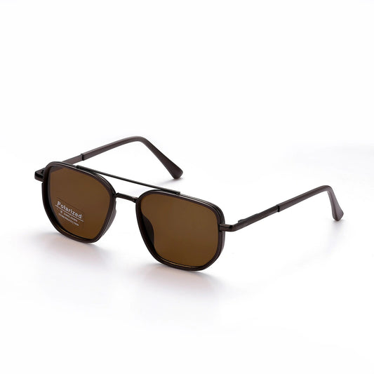 Geometric Double-Beam Trendy Sunglasses