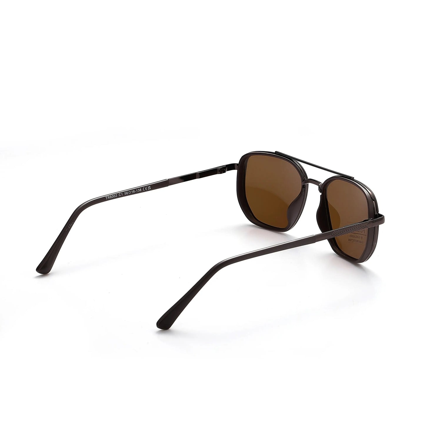 Geometric Double-Beam Trendy Sunglasses