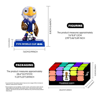 Official 2026 World Soccer Mascot Figurine Set – 3-Piece Collector Edition
