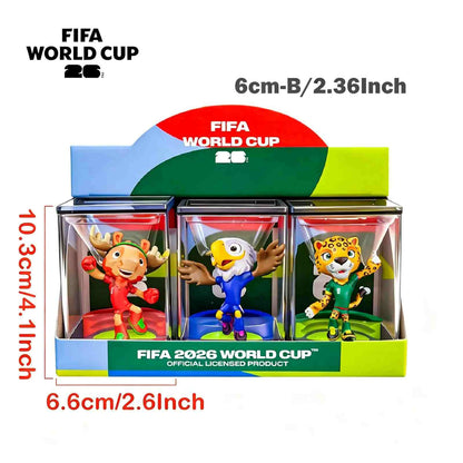Official 2026 World Soccer Mascot Figurine Set – 3-Piece Collector Edition