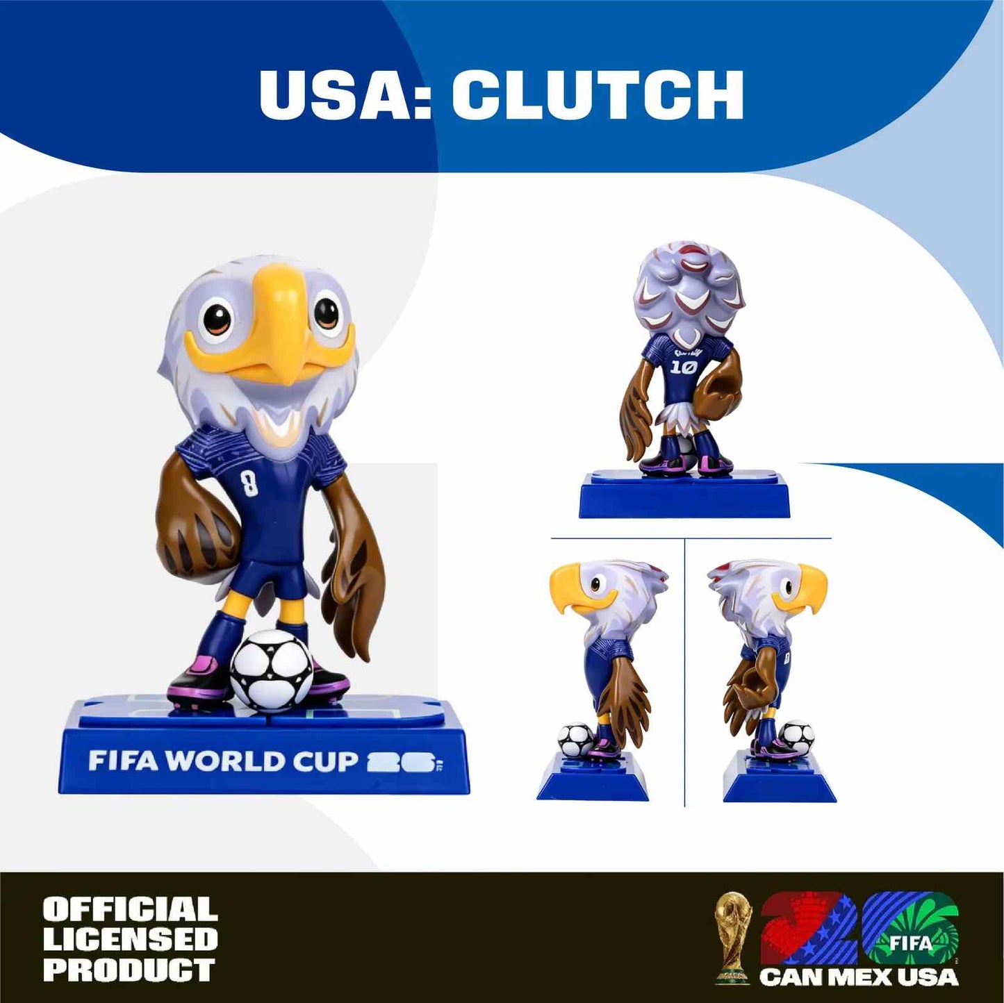 Official 2026 World Soccer Mascot Figurine Set – 3-Piece Collector Edition