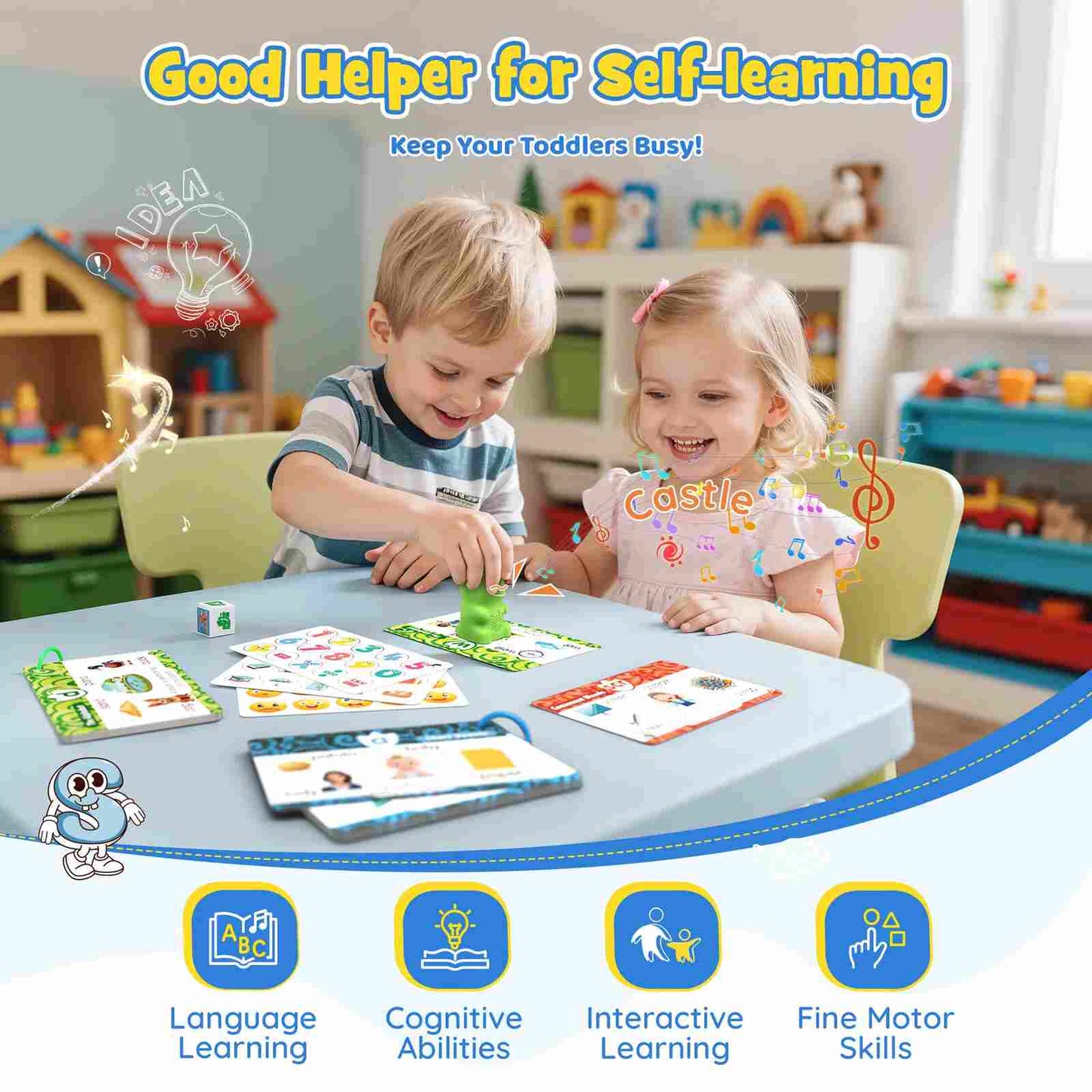 Master Reading Fast with Interactive Dinosaur Talking Flashcards