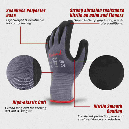 Ultra-Durable Cut & Puncture Resistant Work & Gardening Gloves