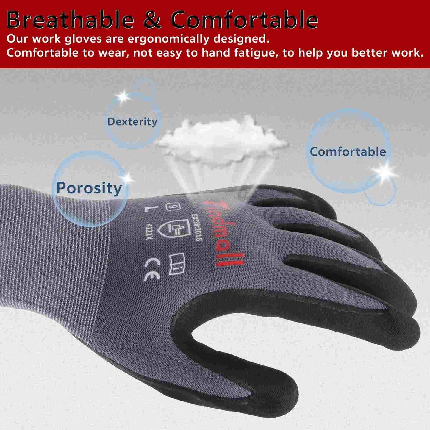 Ultra-Durable Cut & Puncture Resistant Work & Gardening Gloves