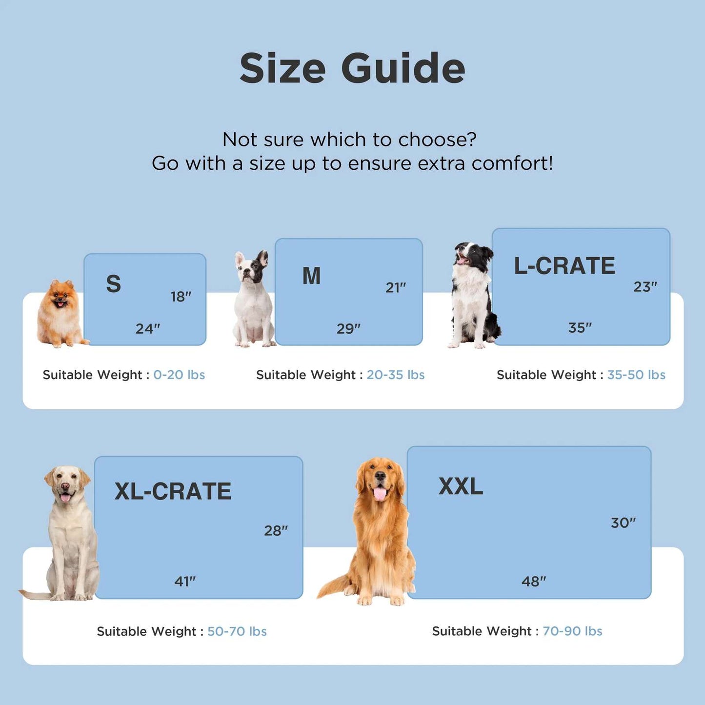 Instant Q-Max>0.4 Pet Cooling Mat – Chemical-Free Summer Crate Bed