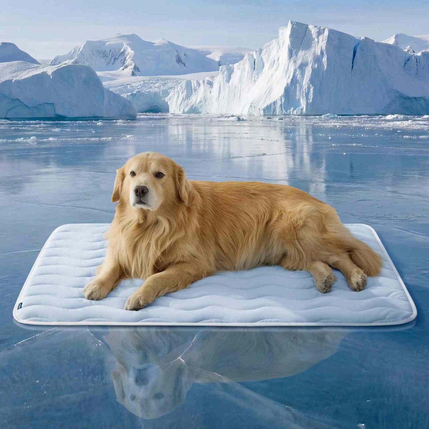 Instant Q-Max>0.4 Pet Cooling Mat – Chemical-Free Summer Crate Bed