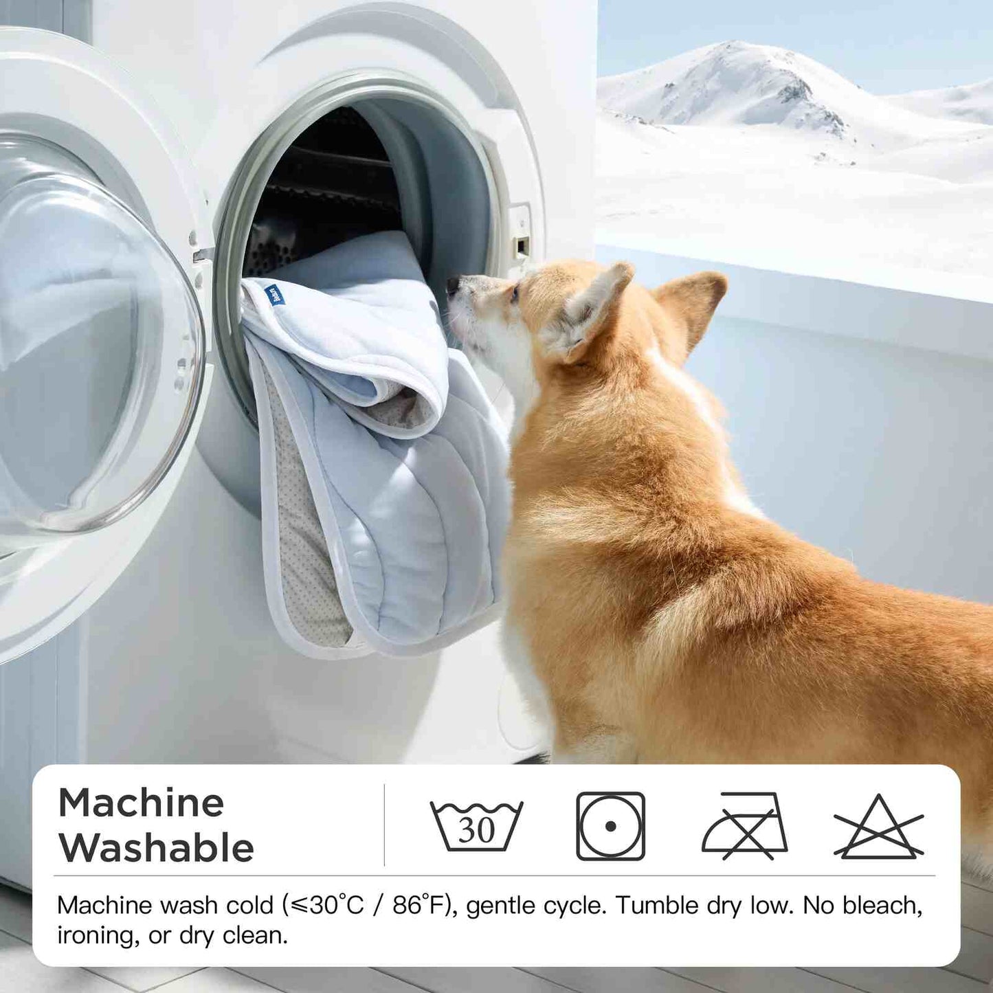 Instant Q-Max>0.4 Pet Cooling Mat – Chemical-Free Summer Crate Bed