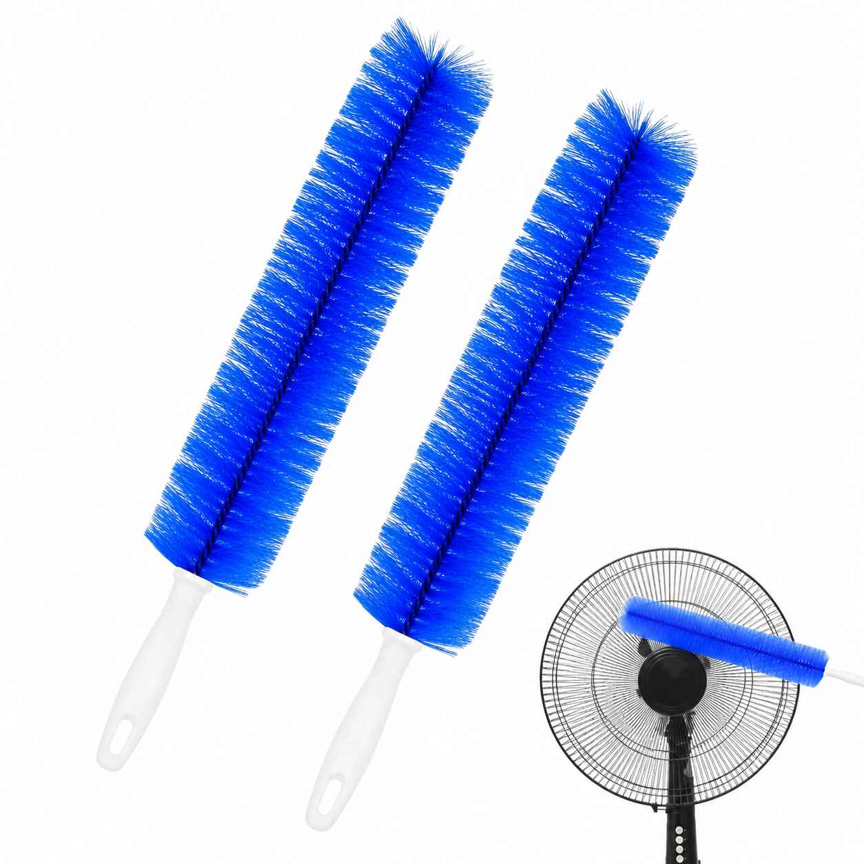 Bendable Microfiber Fan & Duster Brush – Effortless Deep Cleaning