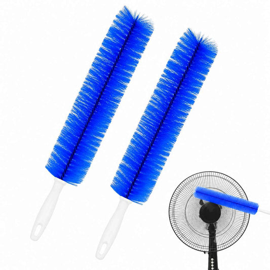 Bendable Microfiber Fan & Duster Brush – Effortless Deep Cleaning
