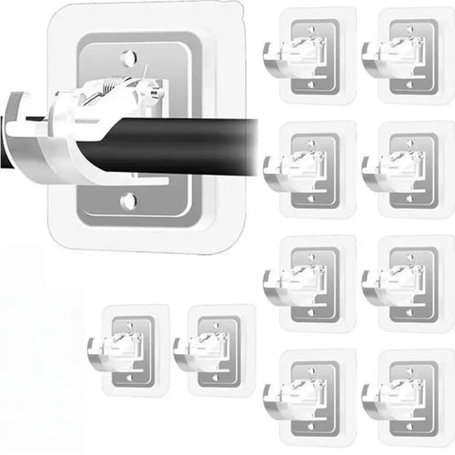 Self Adhesive No Drill Adjustable Curtain Rod Holder Hooks Brackets