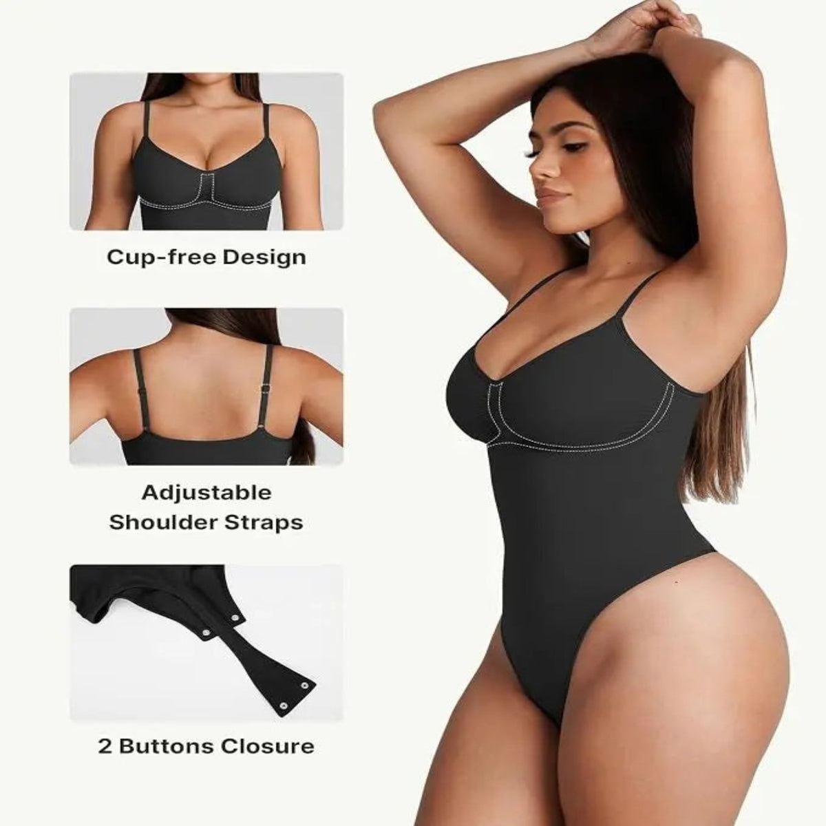 Seamless Tummy Control Shaping Bodysuit