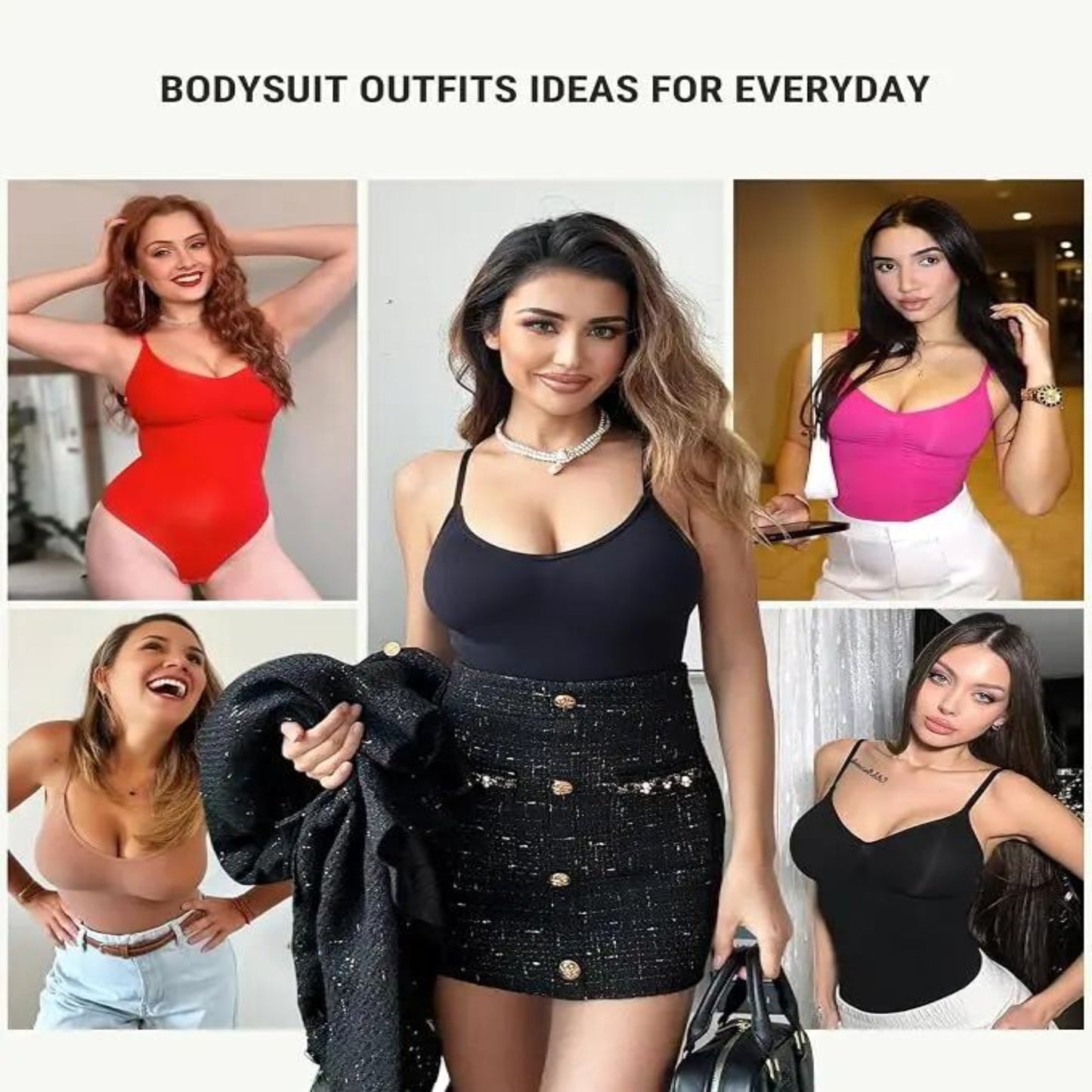 Seamless Tummy Control Shaping Bodysuit