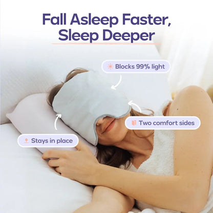 [BUY 1 GET 1 FREE] 360° Weighted Blackout Sleep Mask