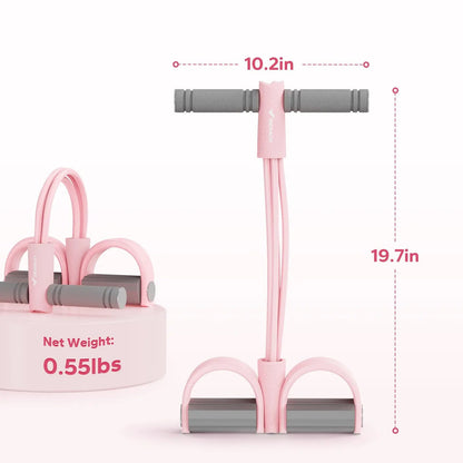 Multifunction Pedal Resistance Band Elastic Pull Rope Trainer