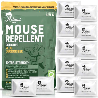 Peppermint Car Mouse Repellent Pouches 12-Pack