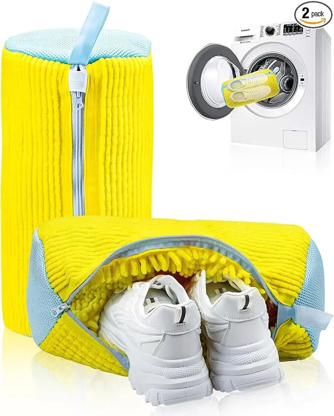 [BUY 1 GET 1 FREE] [BUY 2 GET 1 FREE] Mesh Shoe Washing Bag for Machine Wash