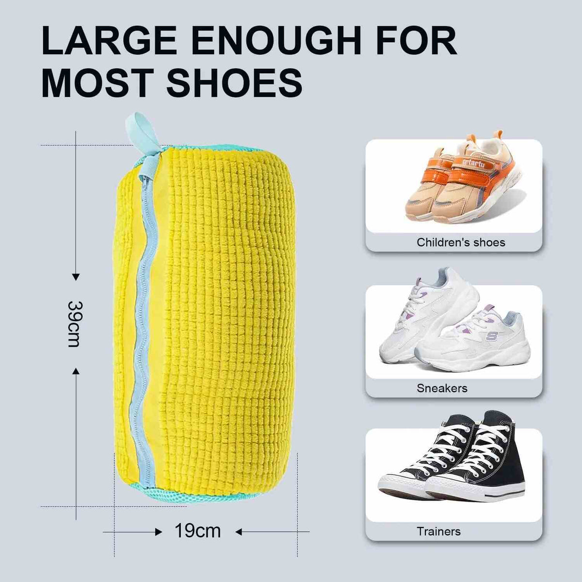 [BUY 1 GET 1 FREE] [BUY 2 GET 1 FREE] Mesh Shoe Washing Bag for Machine Wash