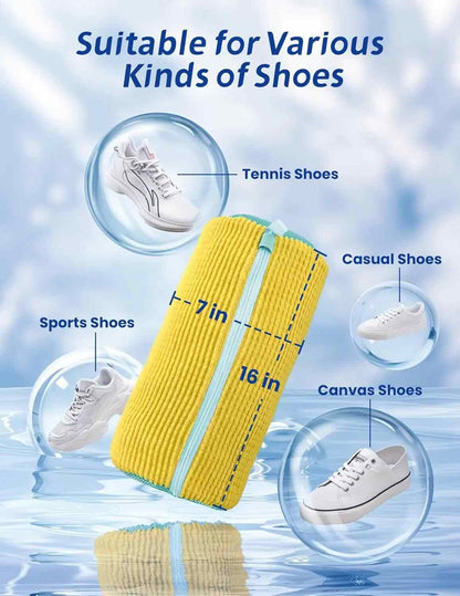 [BUY 1 GET 1 FREE] [BUY 2 GET 1 FREE] Mesh Shoe Washing Bag for Machine Wash
