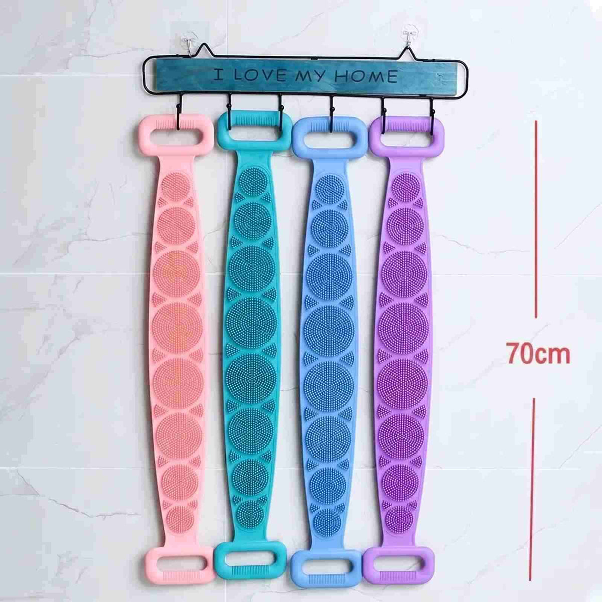 Double-Sided Exfoliating Silicone Back Scrubber