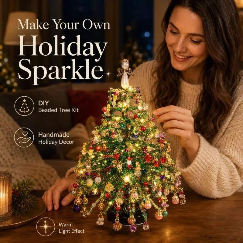 [BUY 1 GET 1 FREE] Sparkling Crystal Christmas Tabletop Decor