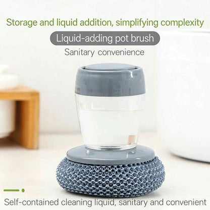 [BUY 1 GET 1 FREE] Soap-Dispensing Kitchen Cleaning Brush