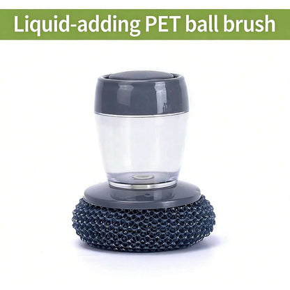 [BUY 1 GET 1 FREE] Soap-Dispensing Kitchen Cleaning Brush