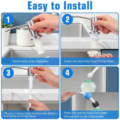 [BUY 1 GET 1 FREE] No-Refill Sink Soap Dispenser