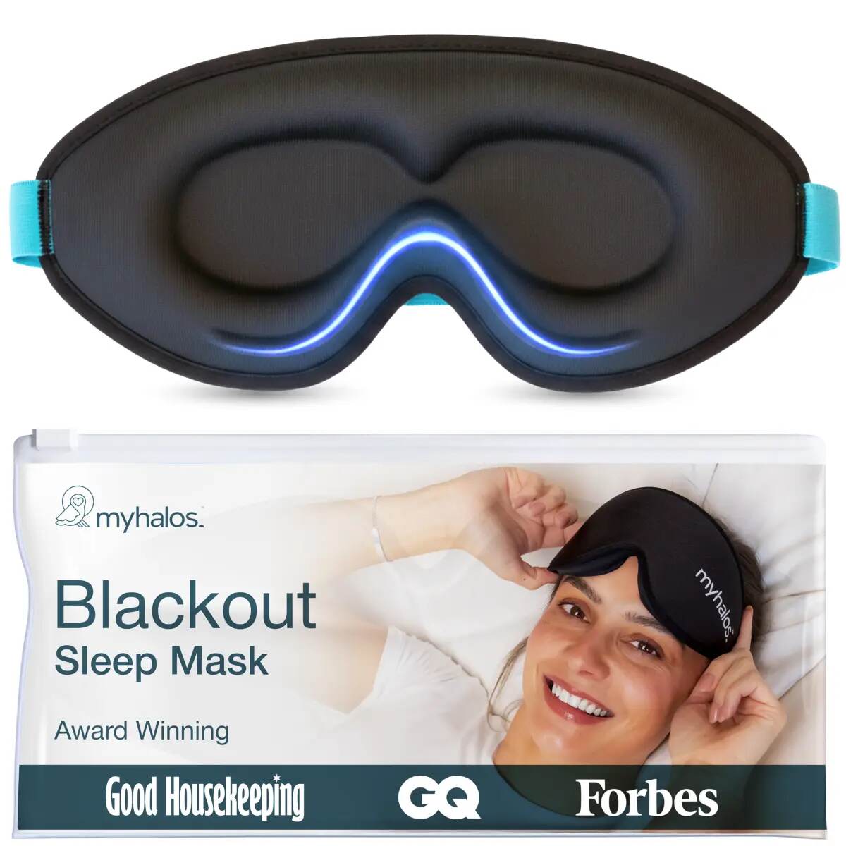 [BUY 1 GET 1 FREE] Zero-Pressure 3D Blackout Sleep Mask