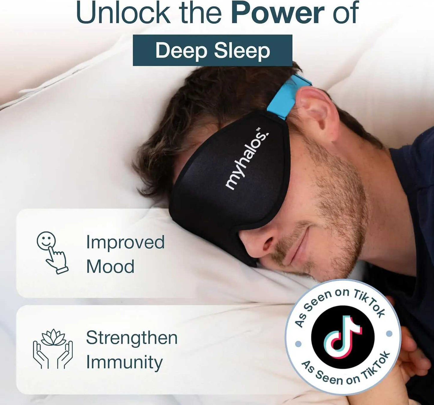 [BUY 1 GET 1 FREE] Zero-Pressure 3D Blackout Sleep Mask
