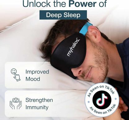 [BUY 1 GET 1 FREE] Zero-Pressure 3D Blackout Sleep Mask