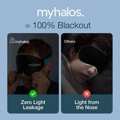 [BUY 1 GET 1 FREE] Zero-Pressure 3D Blackout Sleep Mask