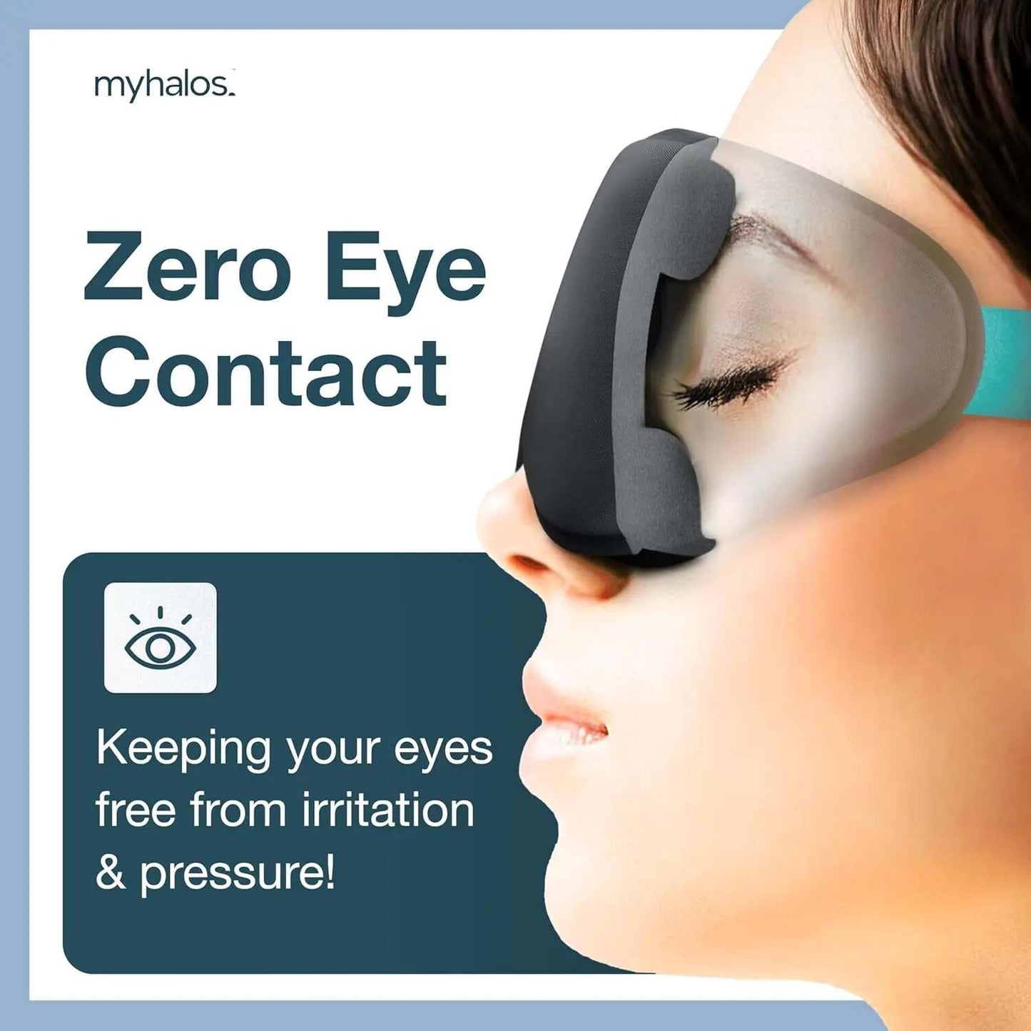 [BUY 1 GET 1 FREE] Zero-Pressure 3D Blackout Sleep Mask