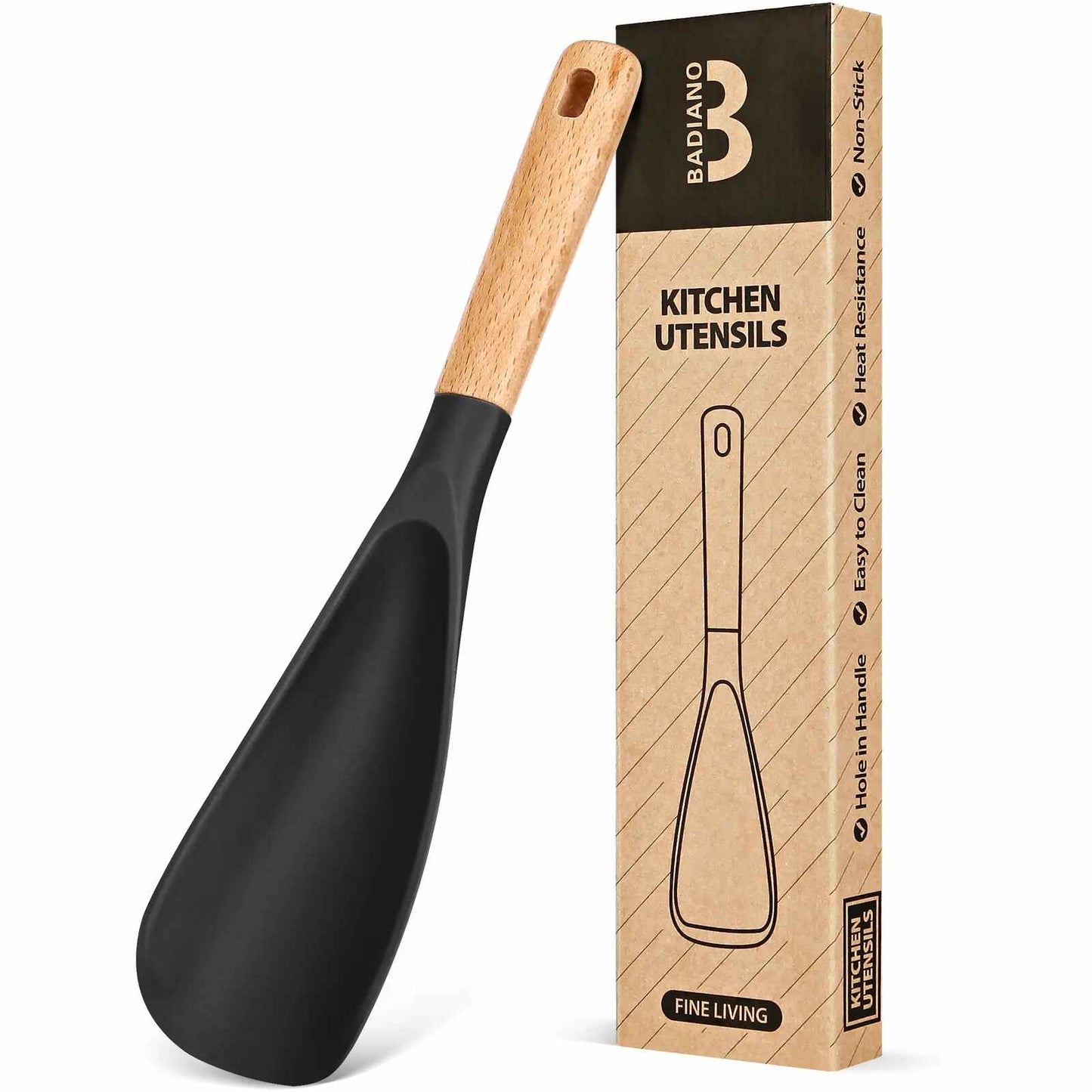[BUY 1 GET 1 FREE] Non-Scratch Silicone Cooking Spoon