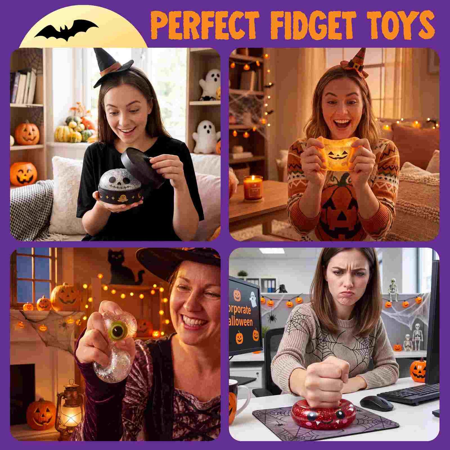 Halloween Dumpling Stress Toy Set