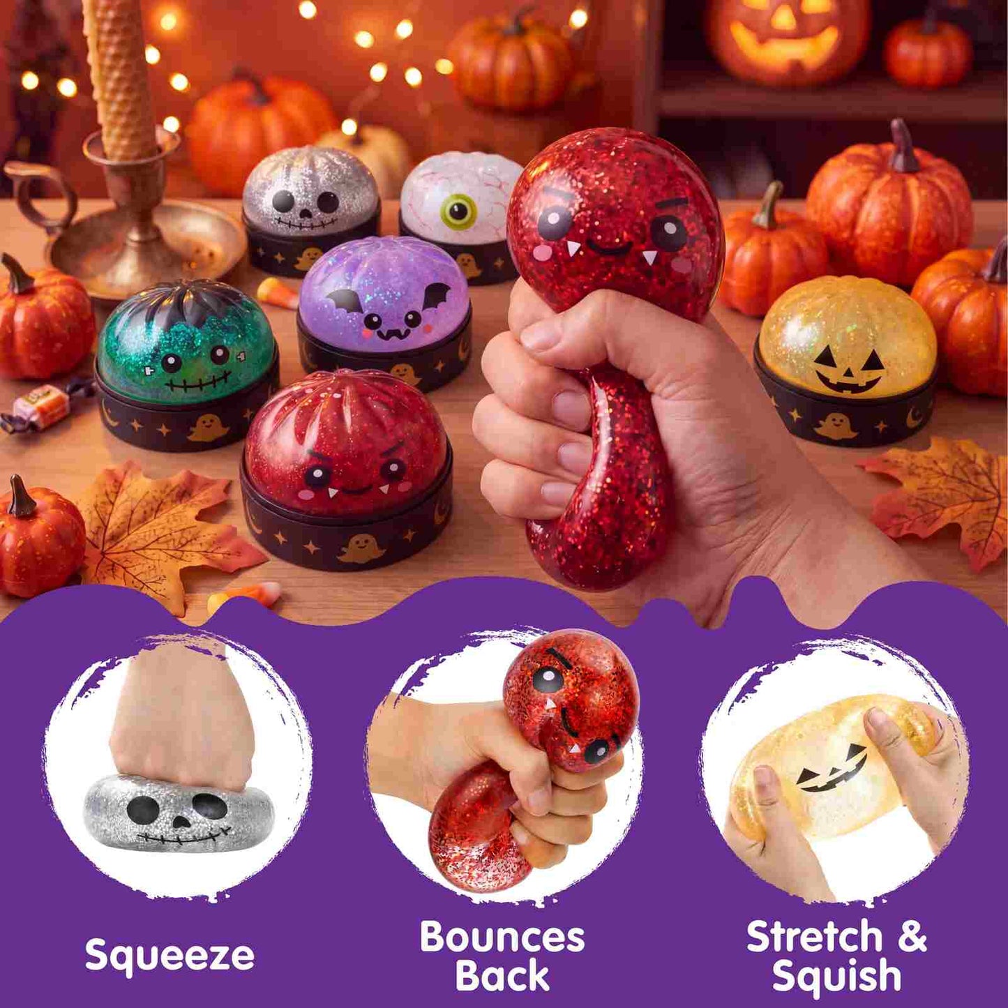 Halloween Dumpling Stress Toy Set
