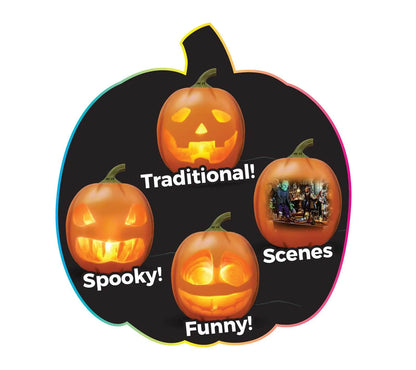 Motion-Sensor Talking Pumpkin Projector