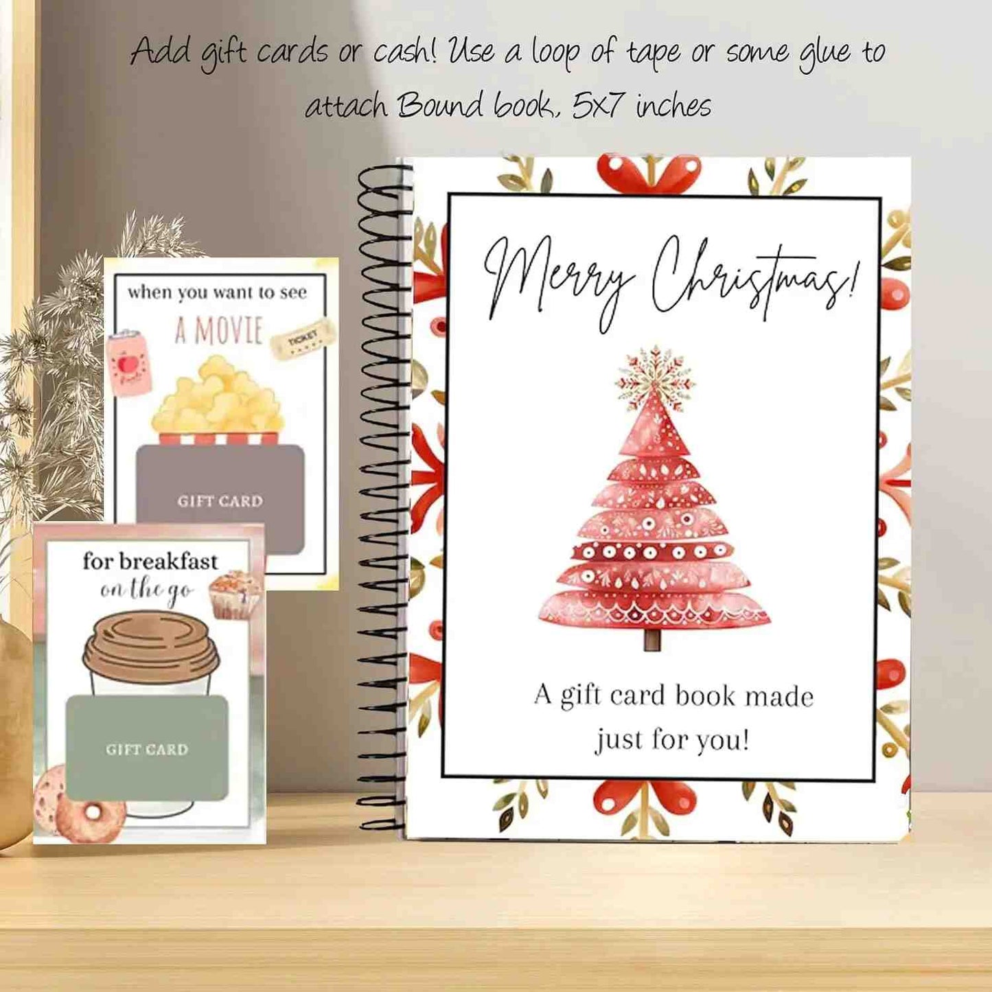 [BUY 1 GET 1 FREE] DIY Christmas Gift Card Holder Book