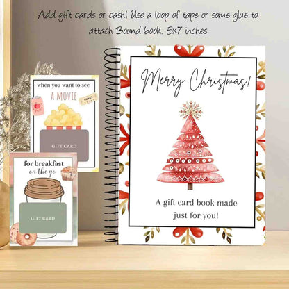 [BUY 1 GET 1 FREE] DIY Christmas Gift Card Holder Book