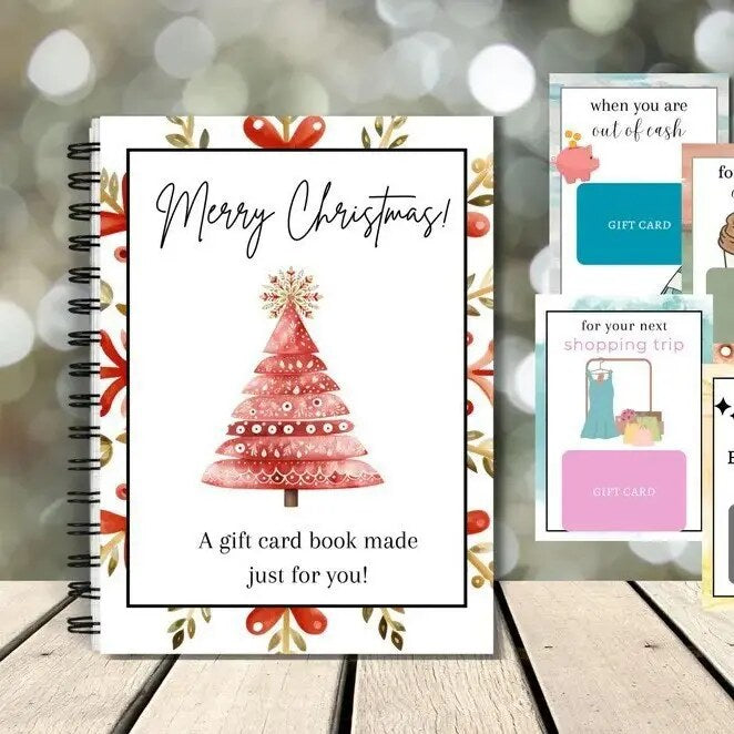 [BUY 1 GET 1 FREE] DIY Christmas Gift Card Holder Book